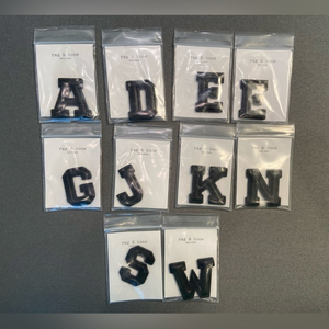 Rag & Bone‎ Leather Velcro Letters, NWT RARE